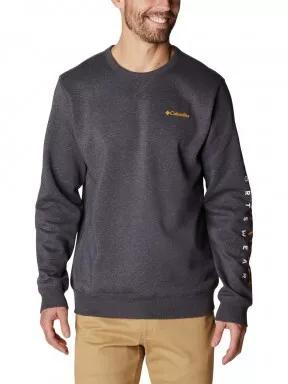 M Columbia Logo Fleece Crew