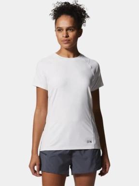 tricou pentru sport, cu maneci scurte pt. femei Mountain Hardwear Crater Lake Short Sleeve alb 1