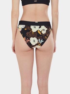 chiloti bikini pt. femei Fundango Sahara Mid Waist Full Bottom negru 3