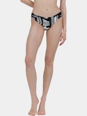 chiloti bikini pt. femei Fundango Hogg Hipster Bottom negru 1