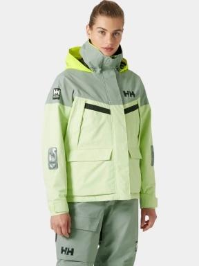 jacheta pentru navigatie pt. femei Helly Hansen W Pier 4.0 Jacket verde 1