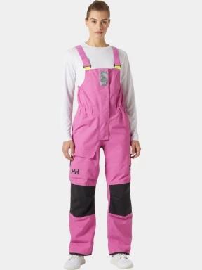 jacheta pentru navigatie pt. femei Helly Hansen W Pier 4.0 Bib roz 1
