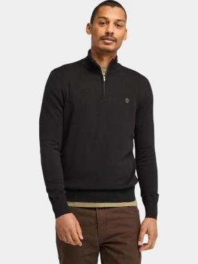 Cotton Yd 1/4 Zip Sweater