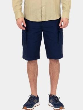 pantaloni scurti cu buzunare laterale pt. barbati Timberland Poplin Cargo Short albastru inchis 1