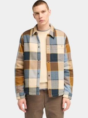 Sherpa Lined Plaid Overshirt