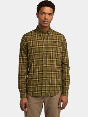 Stretch Poplin Check Shirt