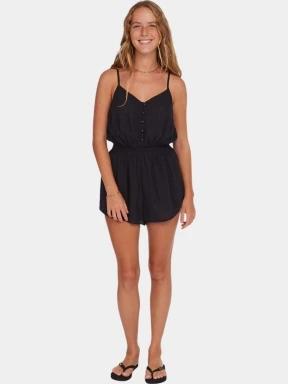 salopete pt. femei O'Neill Thin Strap Buttoned Romper negru 1