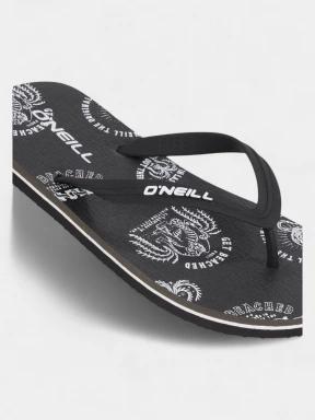 papuci flip flop pt. barbati O'Neill Profile Graphic Sandals negru 3
