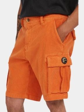 pantaloni scurti cu buzunare laterale pt. barbati O'Neill O'Riginals Cord Cargo Shorts portocaliu 3