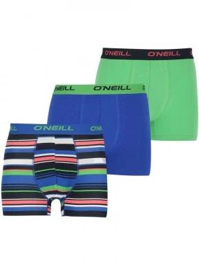 Men boxer O'Neill stripes & plain 3-pack