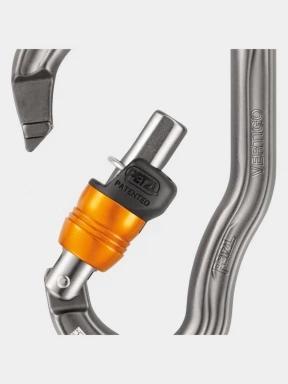 carabiniera Petzl Vertigo Wire-Lock gri 3
