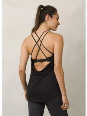 tricou de sport fara maneci pt. femei Prana Mika Strappy Top negru 3