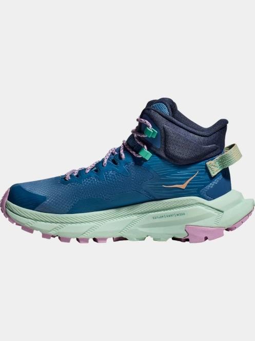 bocanci de drumetie pt. femei Hoka Trail Code GTX albastru 4