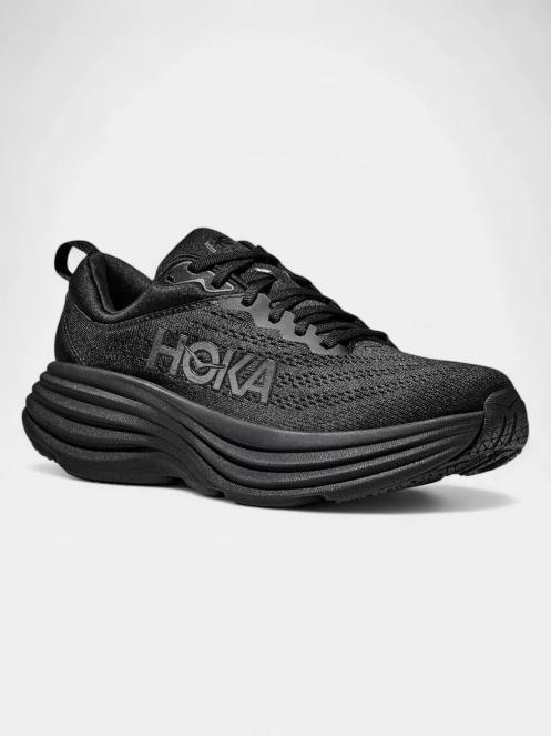 pantofi pentru alergat pe asfalt pt. barbati Hoka Bondi 8 negru 2