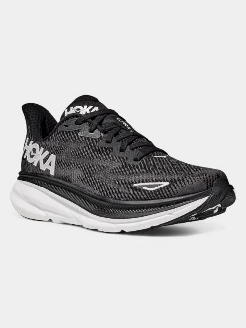 pantofi pentru alergat pe asfalt pt. femei Hoka Clifton 9 negru 2