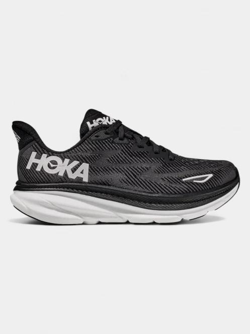 pantofi pentru alergat pe asfalt pt. femei Hoka Clifton 9 negru 3