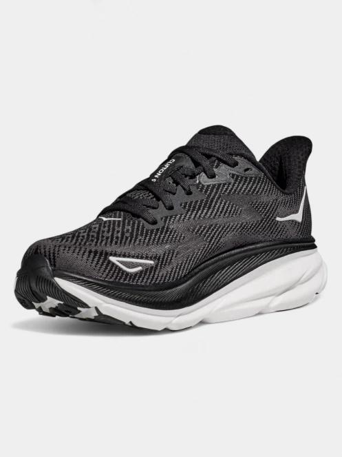 pantofi pentru alergat pe asfalt pt. femei Hoka Clifton 9 negru 5