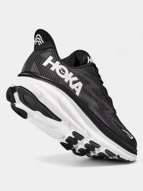 pantofi pentru alergat pe asfalt pt. femei Hoka Clifton 9 negru 6