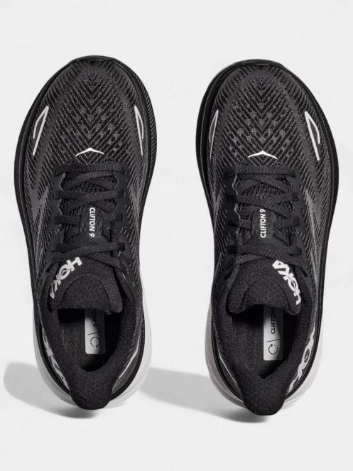 pantofi pentru alergat pe asfalt pt. femei Hoka Clifton 9 negru 8