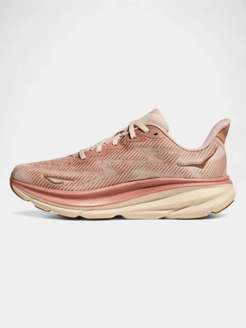 pantofi pentru alergat pe asfalt pt. femei Hoka Clifton 9 roz 4