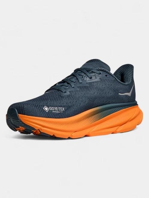 pantofi pentru alergat pe asfalt pt. barbati Hoka Clifton 9 GTX albastru inchis 5