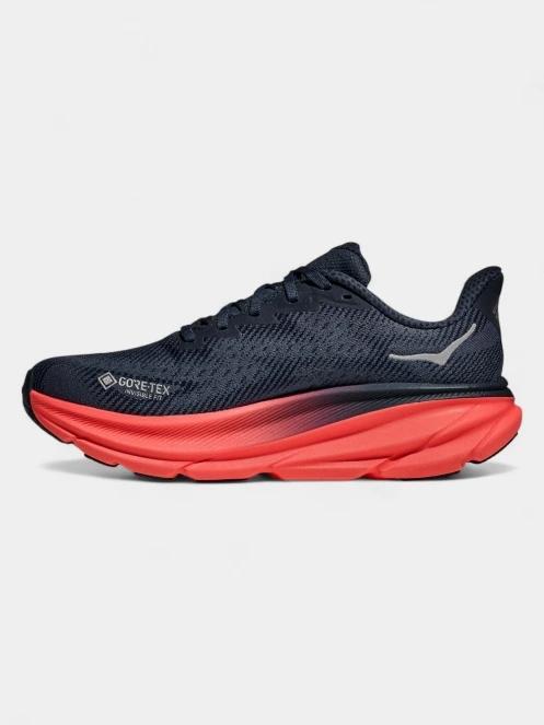 pantofi pentru alergat pe asfalt pt. femei Hoka Clifton 9 GTX albastru inchis 4