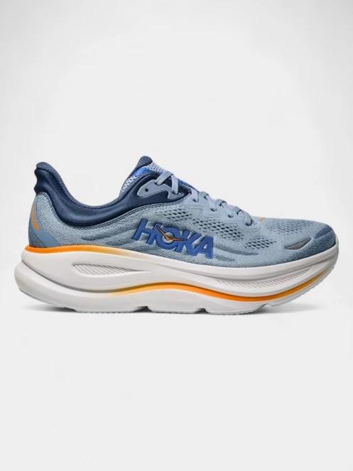 pantofi de cros pt. barbati Hoka Bondi 9 WIDE albastru deschis 3