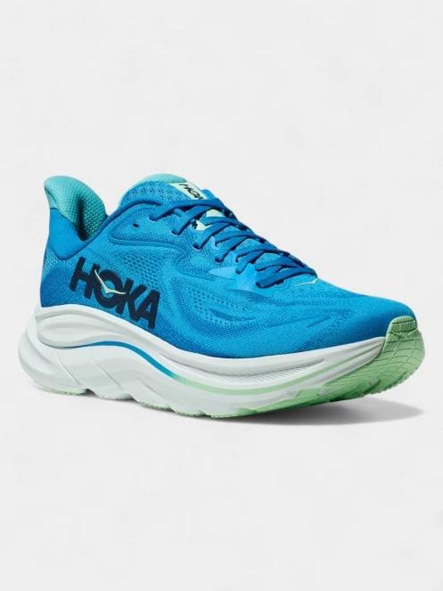 pantofi pentru alergat pe asfalt pt. barbati Hoka Clifton 10 WIDE albastru 2