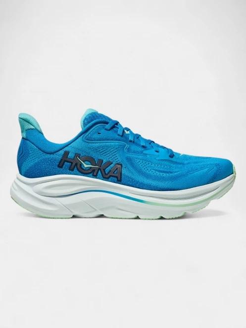 pantofi pentru alergat pe asfalt pt. barbati Hoka Clifton 10 WIDE albastru 3