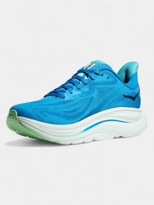 pantofi pentru alergat pe asfalt pt. barbati Hoka Clifton 10 WIDE albastru 5