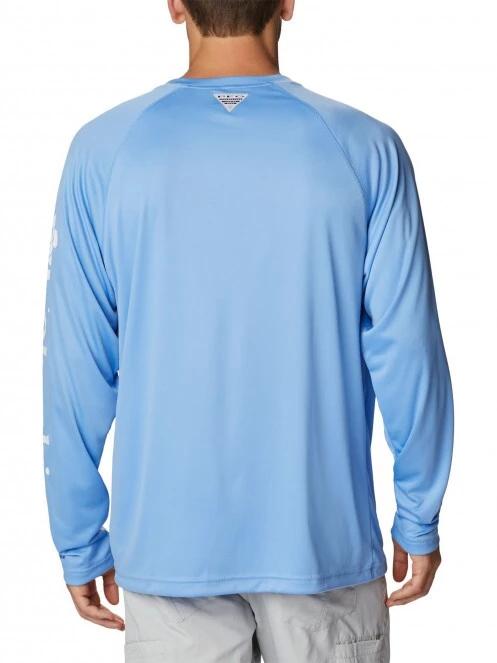 tricou cu maneci lungi, pentru sport pt. barbati Columbia Terminal Tackle LS Shirt albastru deschis 4