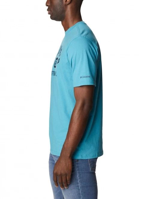 tricou cu maneci scurte pt. barbati Columbia Csc Basic Logo Short Sleeve Shirt albastru 3