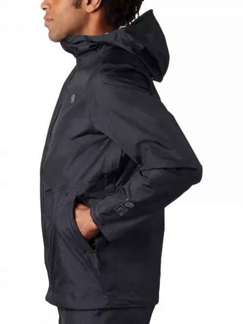 haine de ploaie pt. barbati Mountain Hardwear Acadia Jacket negru 4
