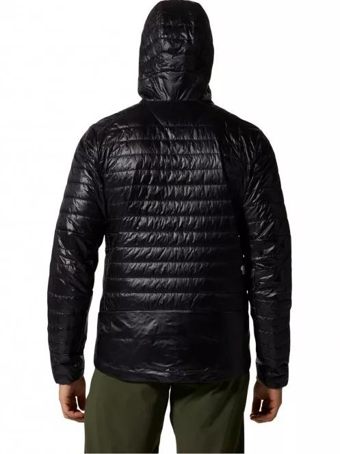geaca matlasata de tranzitie pt. barbati Mountain Hardwear Ghost Shadow Hoody negru 3