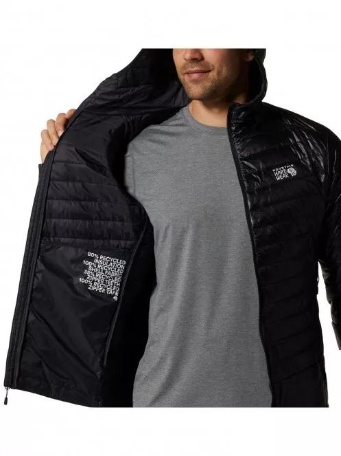 geaca matlasata de tranzitie pt. barbati Mountain Hardwear Ghost Shadow Hoody negru 5