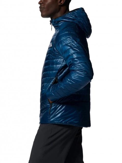 geaca matlasata de tranzitie pt. barbati Mountain Hardwear Ghost Shadow Hoody albastru 3