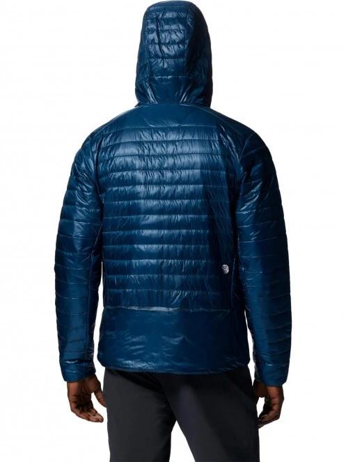 geaca matlasata de tranzitie pt. barbati Mountain Hardwear Ghost Shadow Hoody albastru 4