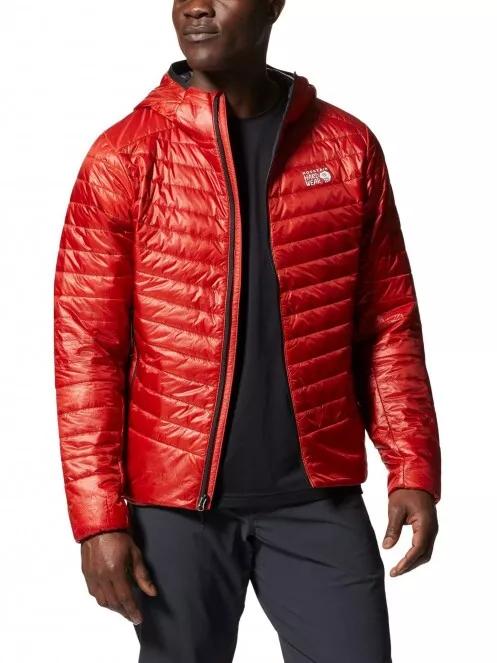 geaca matlasata de tranzitie pt. barbati Mountain Hardwear Ghost Shadow Hoody rosu 4