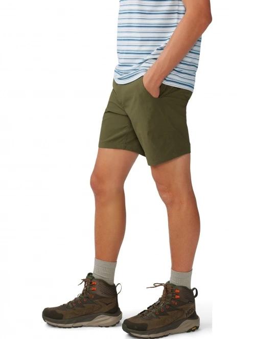 pantaloni scurti pentru drumetii pt. barbati Mountain Hardwear Basin Trek Short verde 3