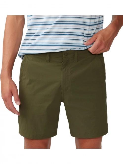 pantaloni scurti pentru drumetii pt. barbati Mountain Hardwear Basin Trek Short verde 6
