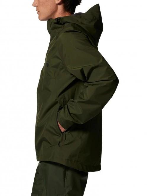 haine de ploaie pt. barbati Mountain Hardwear Exposure/2 Gore-Tex Paclite Jacket verde 3