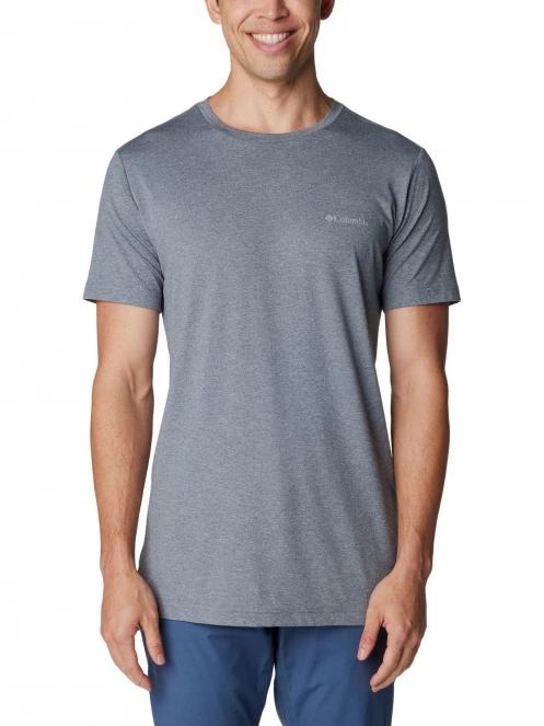tricou pentru sport, cu maneci scurte pt. barbati Columbia Tech Trail Graphic Tee gri 2