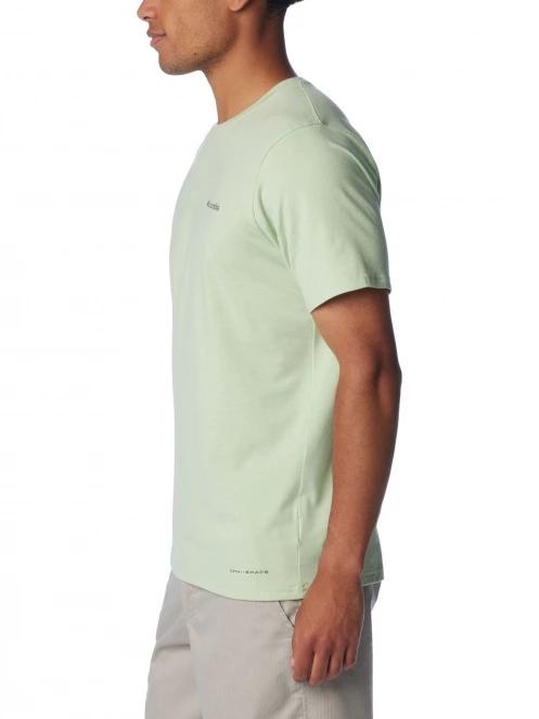 tricou pentru sport, cu maneci scurte pt. barbati Columbia Men's Sun Trek Short Sleeve Tee verde 3