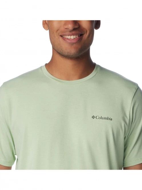 tricou pentru sport, cu maneci scurte pt. barbati Columbia Men's Sun Trek Short Sleeve Tee verde 6