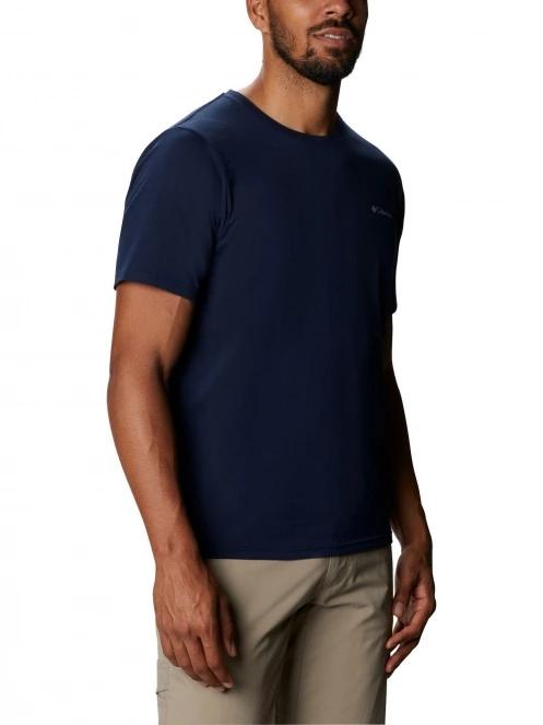 tricou pentru sport, cu maneci scurte pt. barbati Columbia Men's Sun Trek Short Sleeve Tee albastru 5