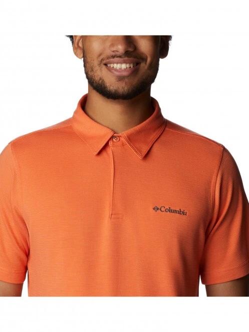 tricou cu guler pt. barbati Columbia Sun Ridge Polo II portocaliu 5