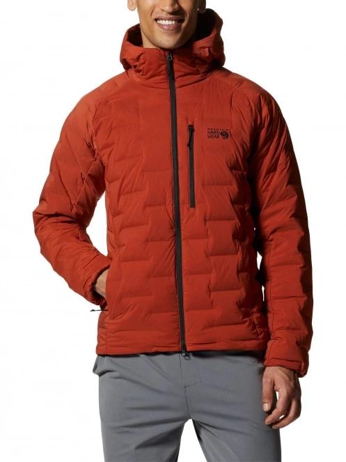 jacheta de puf pt. barbati Mountain Hardwear Stretchdown Hoody portocaliu 2