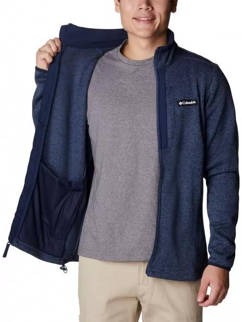 pulover polar pt. barbati Columbia Sweater Weather Full Zip albastru 5