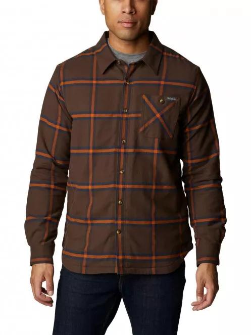 camasa cu maneci lungi pt. barbati Columbia Cornell Woods Fleece Lined Flannel maro 2