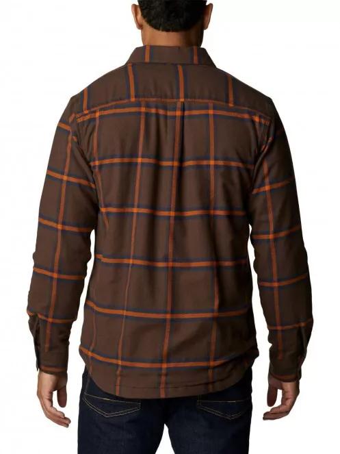 camasa cu maneci lungi pt. barbati Columbia Cornell Woods Fleece Lined Flannel maro 3